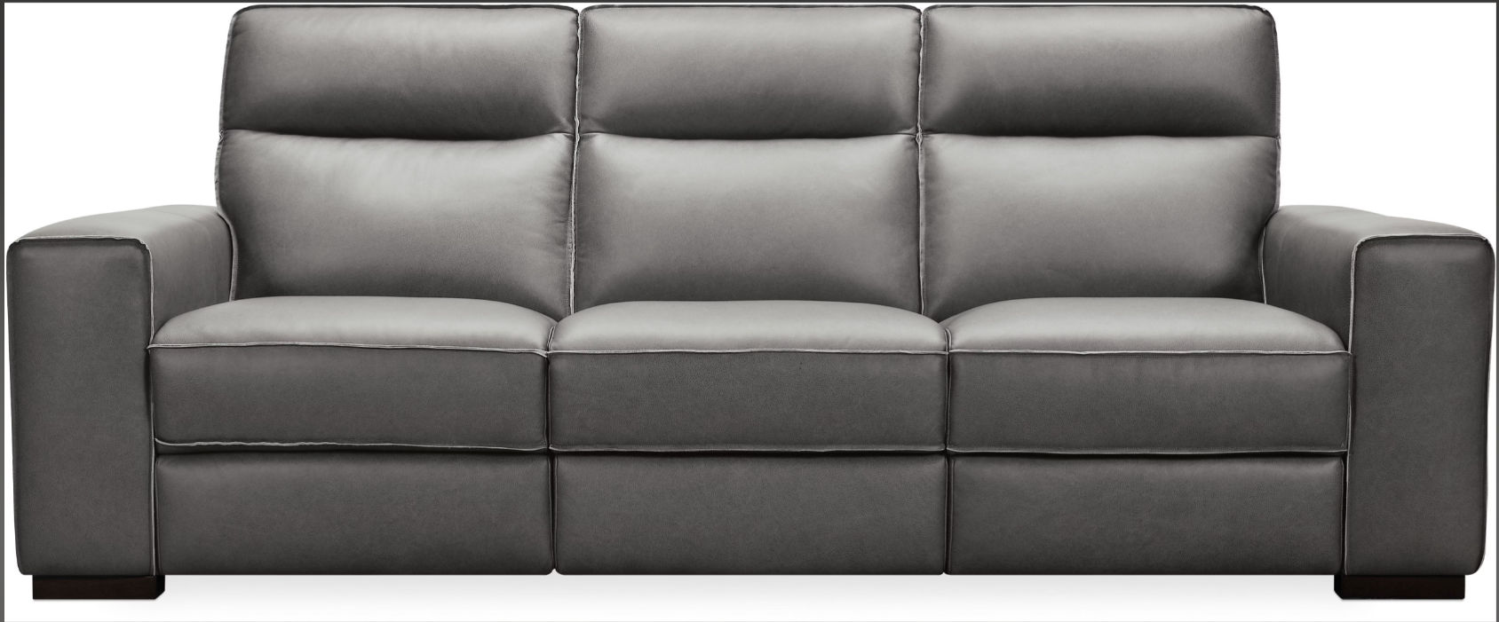 Hooker Furniture Living Room Braeburn Leather Sofa thumbnail 2