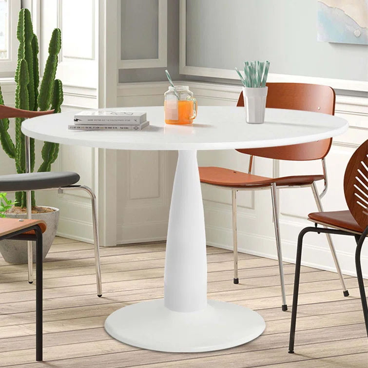 Seibold 34.5" Pedestal Dining Table thumbnail 2