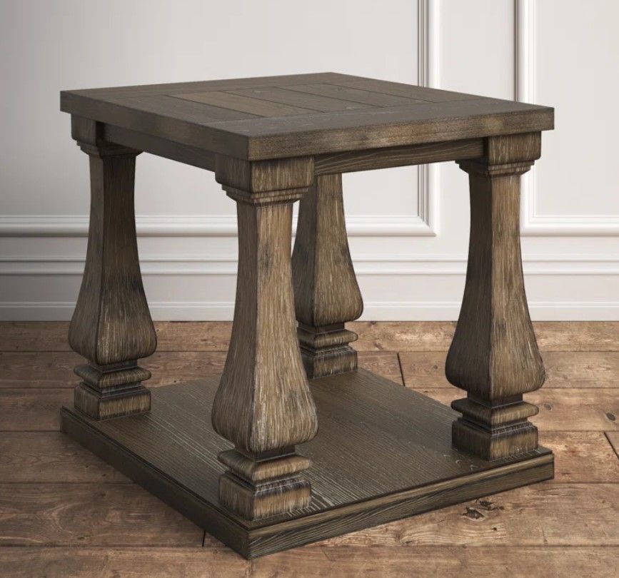 Briana Floor Shelf End Table thumbnail 4