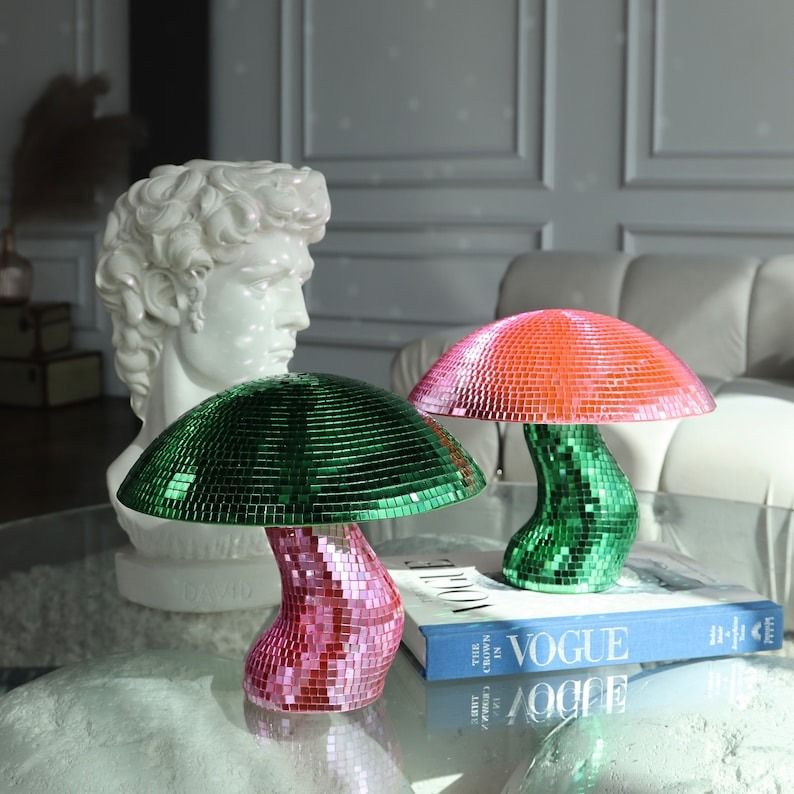 Groovy Disco Mushroom Decor Large thumbnail 2