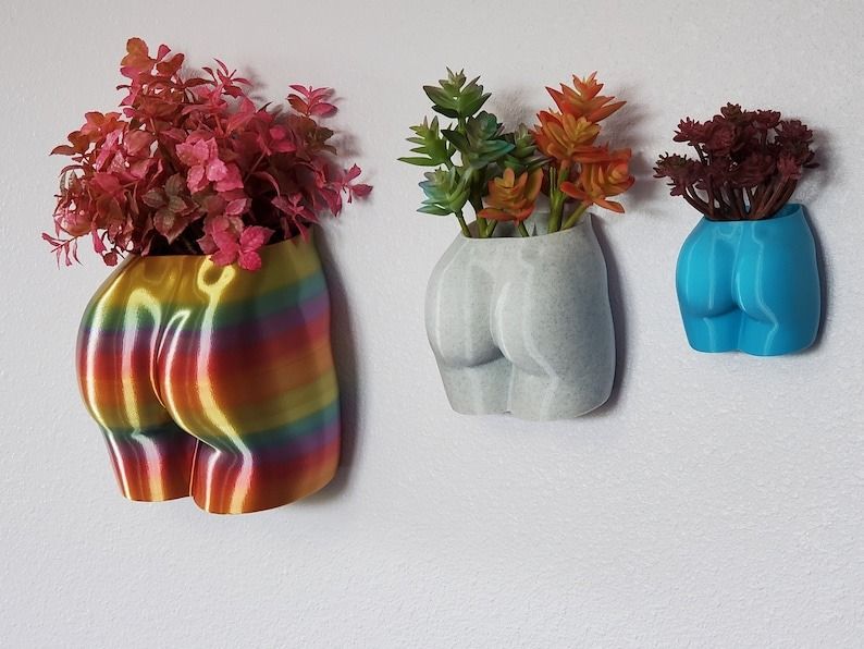 Female Booty Wall Planter - Tall thumbnail 2