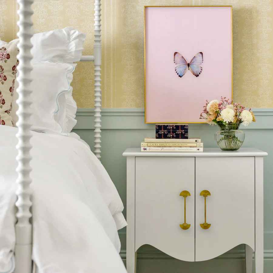 Framed Butterfly Print in Pink Marshmallow-17.5"x23.5" thumbnail 2