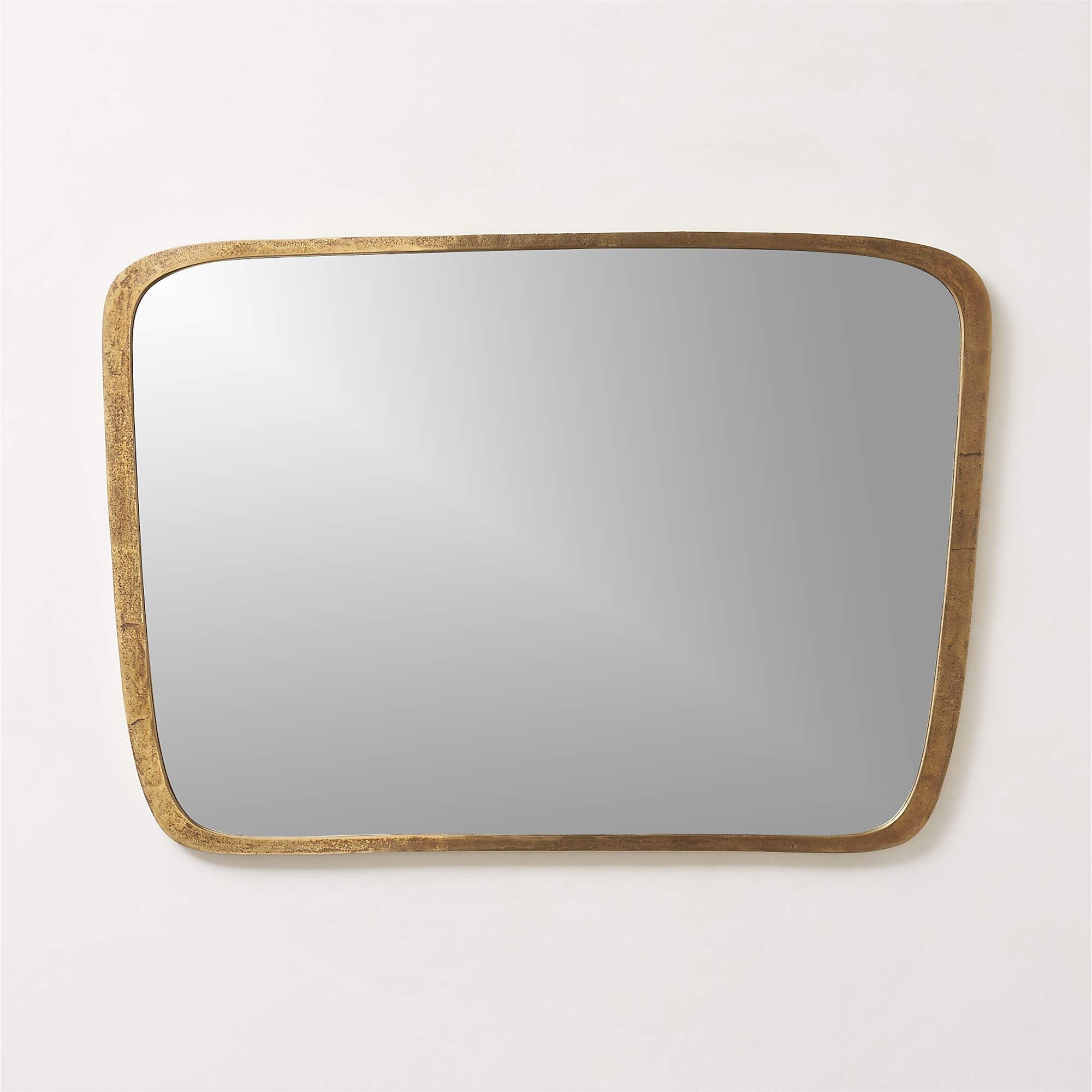 Ponder Large Brass Wall Mirror thumbnail 2
