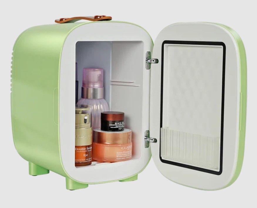 Caynel 5L Portable Retro Mini Fridge 6-can Mini Refrigerator thumbnail 4