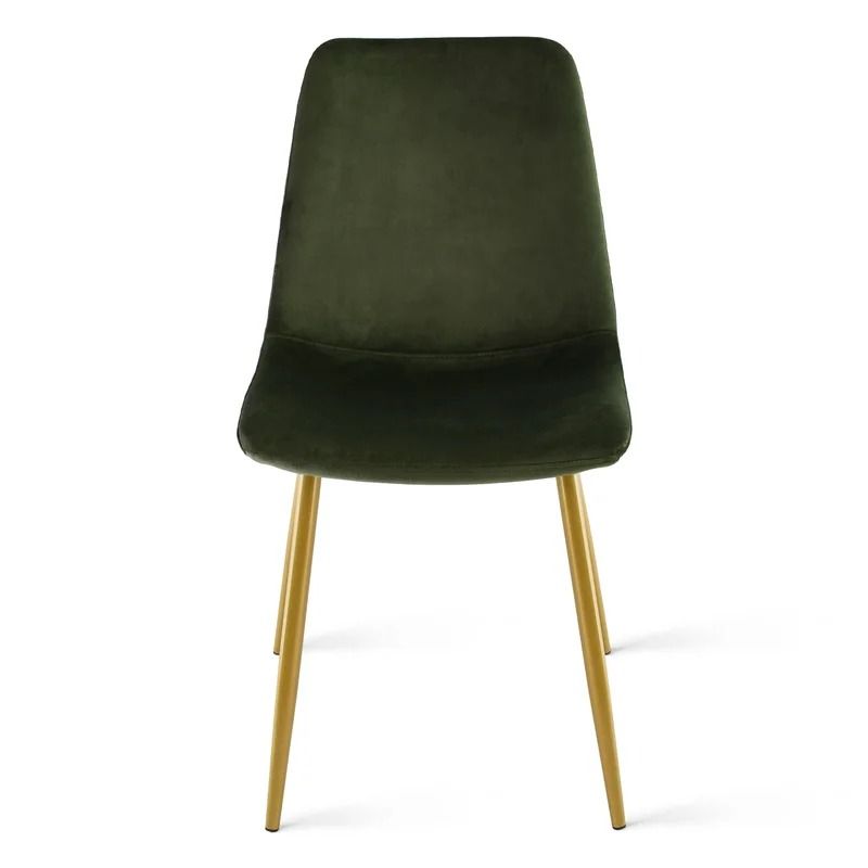 Heffron Velvet Solid Back Side Chair thumbnail 4