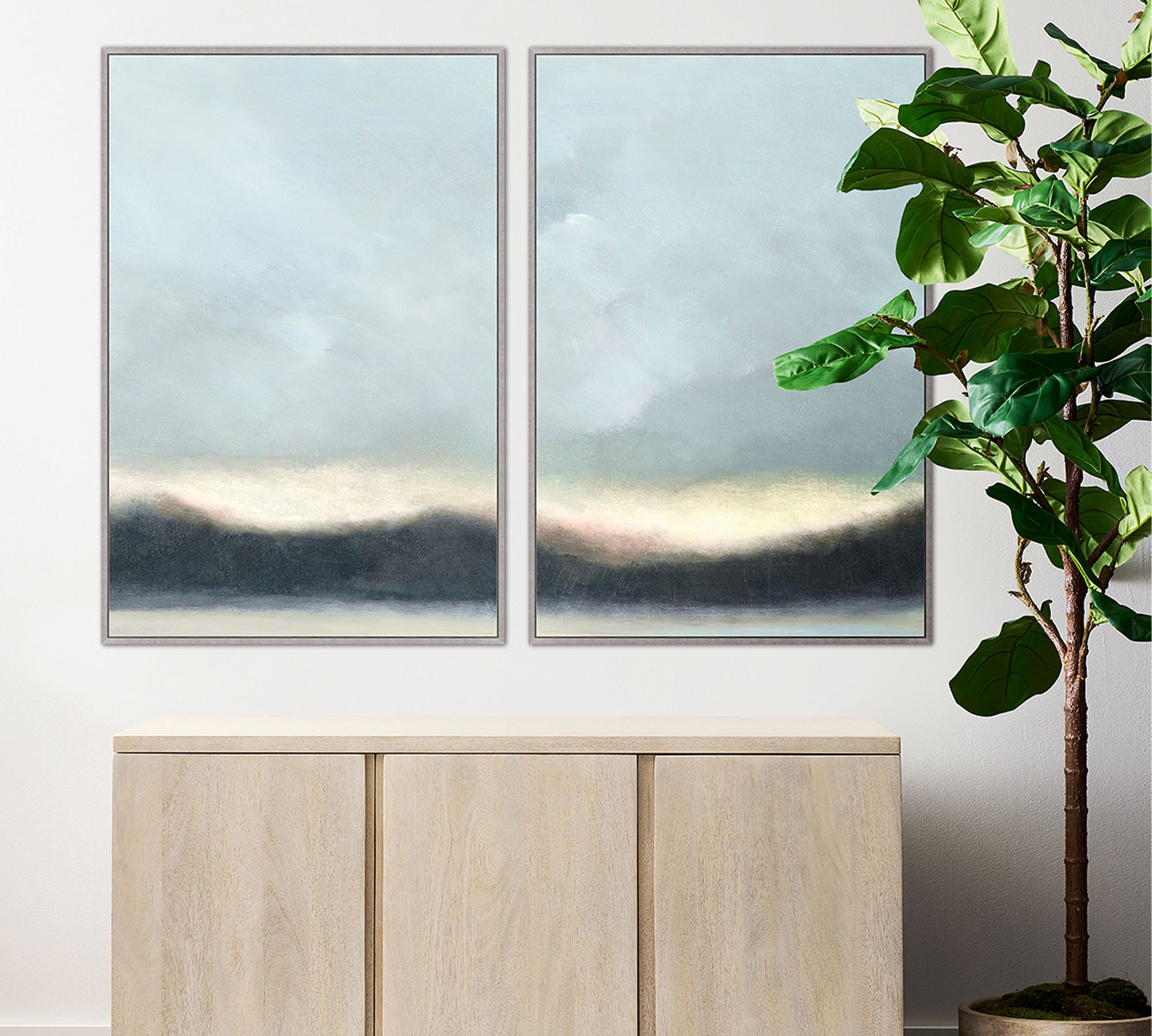 Distant Dusk Framed Wall Art Prints 1 31x46 thumbnail 2