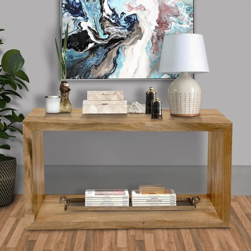 Alberry Solid Wood Console Table thumbnail 2