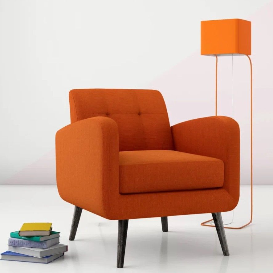 Araceli 29.5" Wide Tufted Armchair thumbnail 2