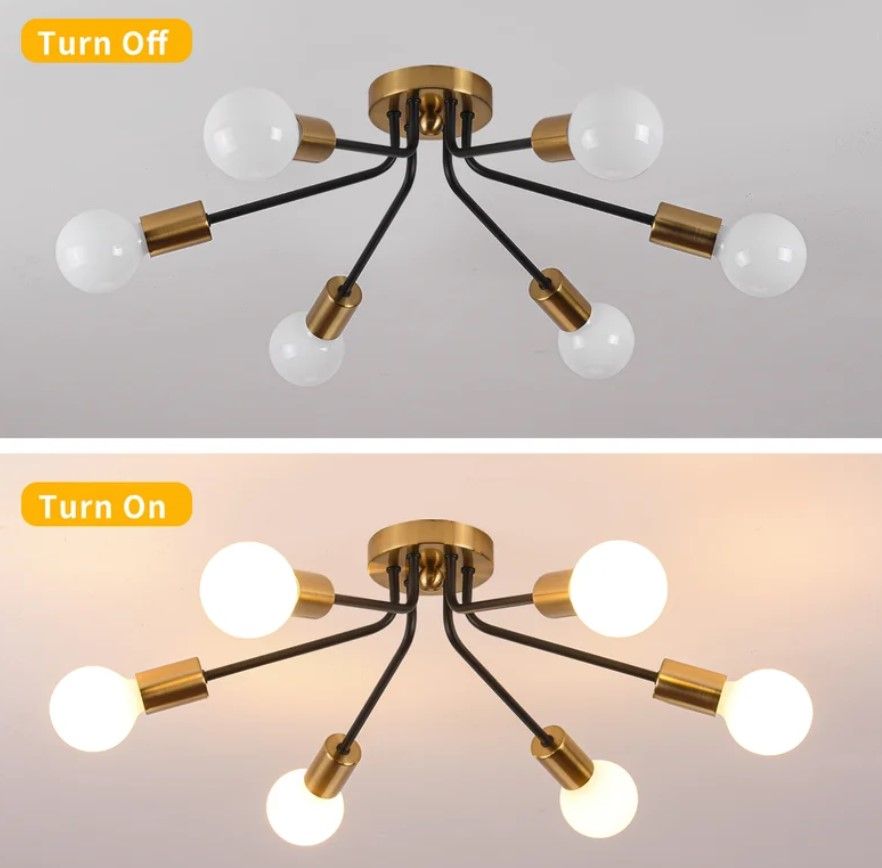Bujer Flush Mount_Gold thumbnail 4
