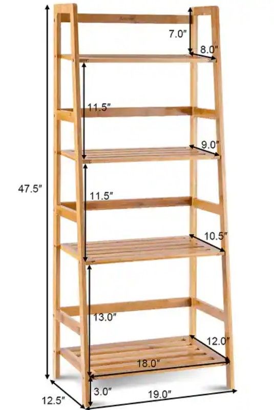 4 Shelf Multifunctional Plant Flower Display Stand Storage Rack thumbnail 3