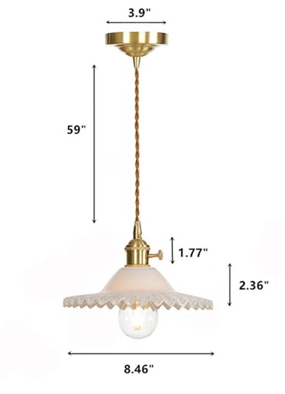 Deethya 1 Light Gold Pendant thumbnail 4
