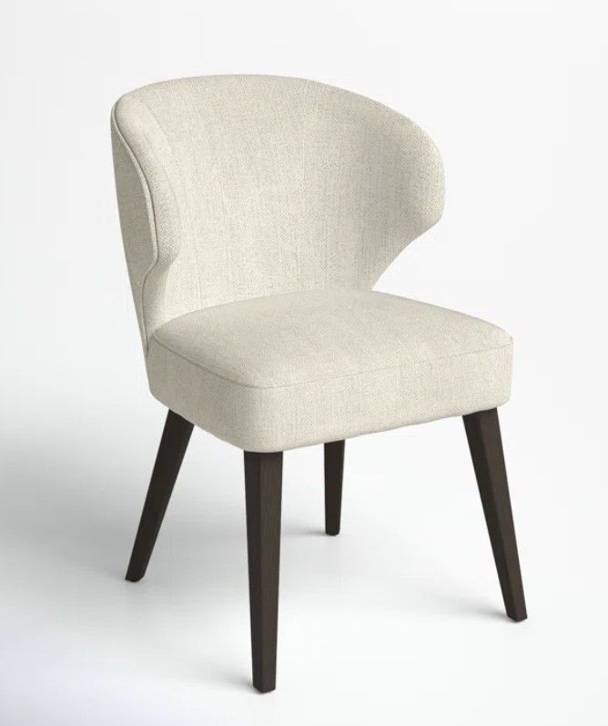 Golino Fabric Upholstered Wingback Side Chair thumbnail 2
