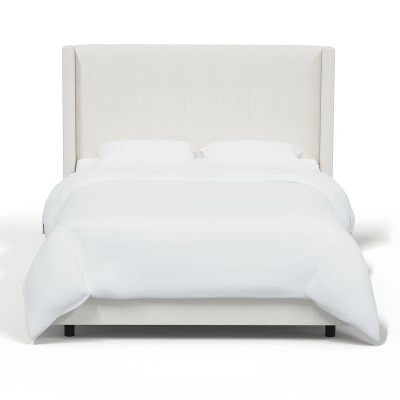 Hanson Upholstered Wingback Bed Full thumbnail 3