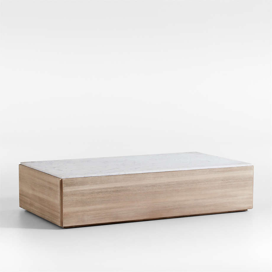 Troupe Natural Pine Wood 65 Rectangular Coffee Table thumbnail 2