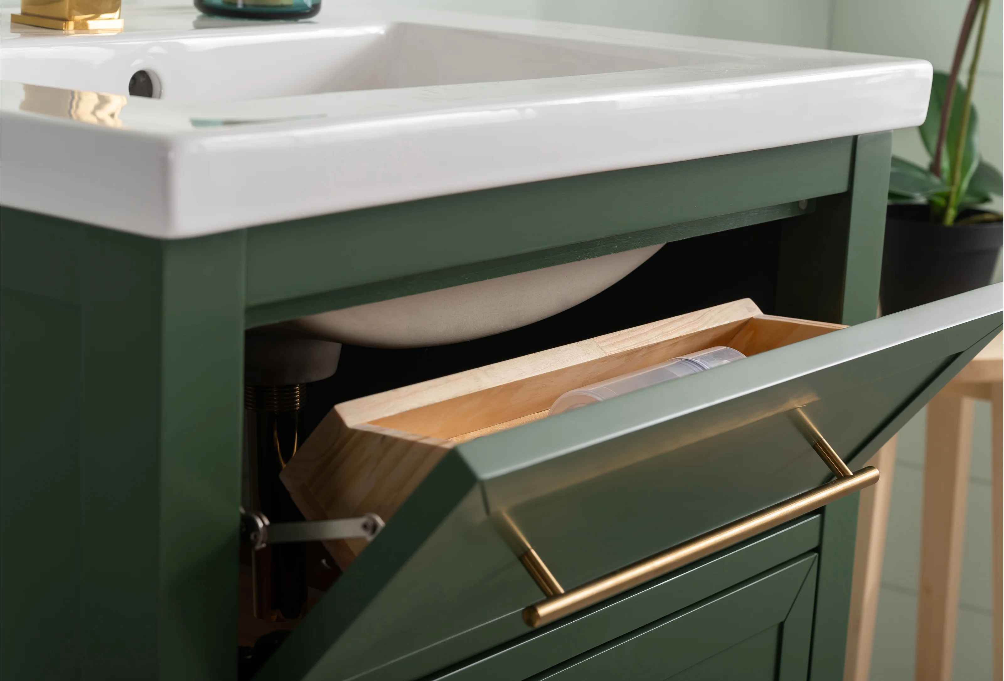 Bickley Single Bathroom Vanity with Ceramic Top thumbnail 5