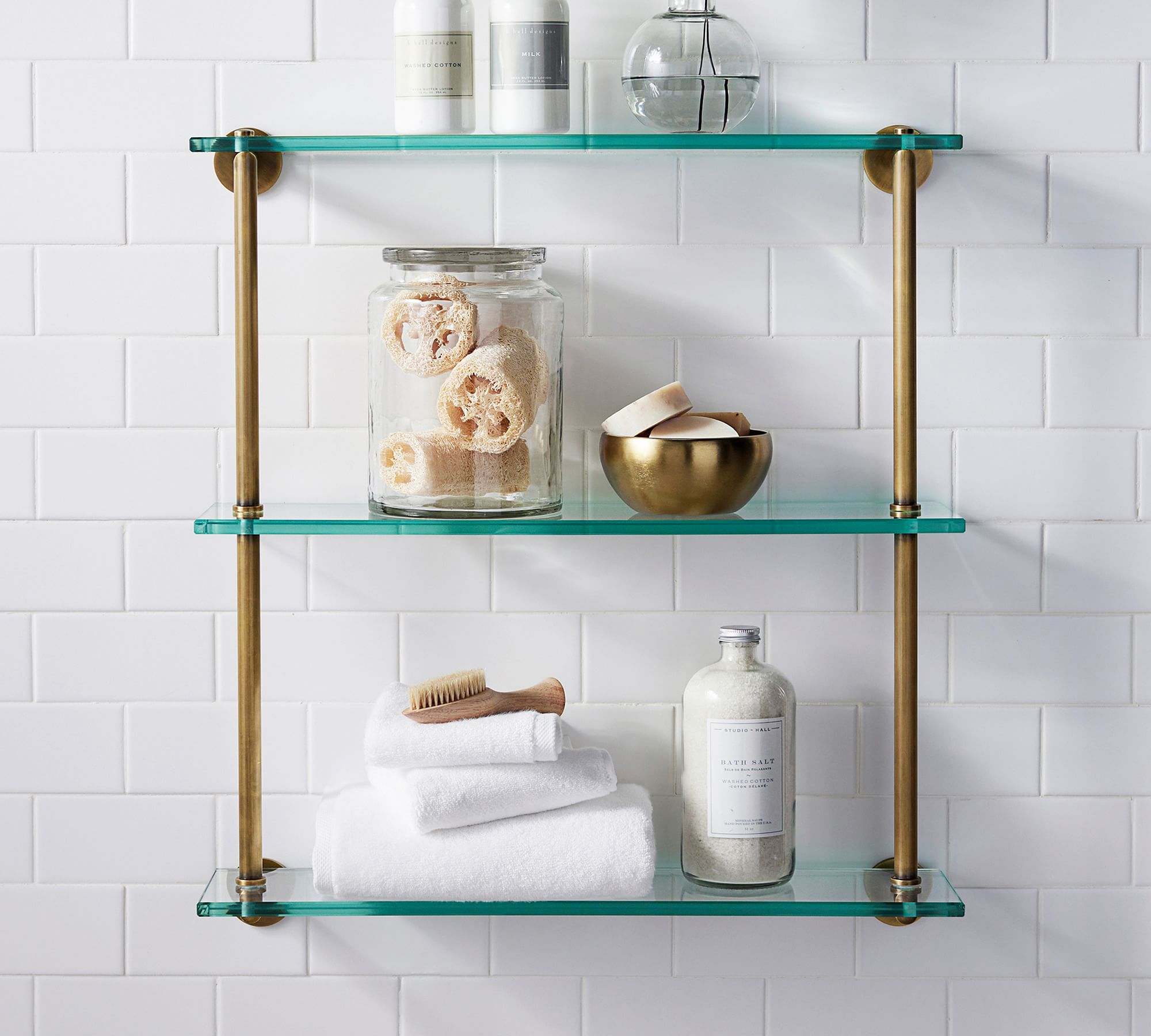 Linden Triple Glass Shelf thumbnail 2