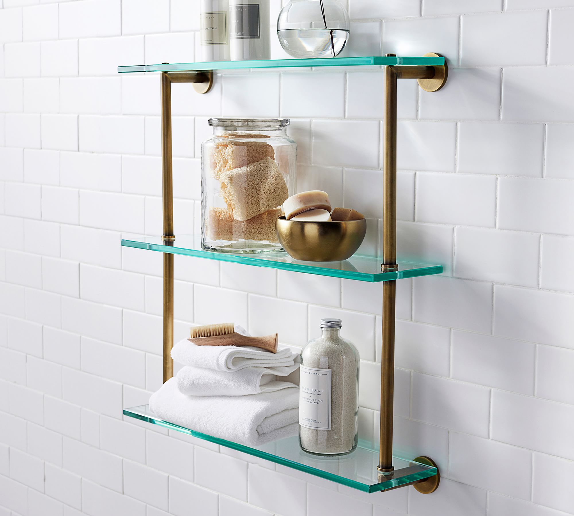 Linden Triple Glass Shelf thumbnail 3