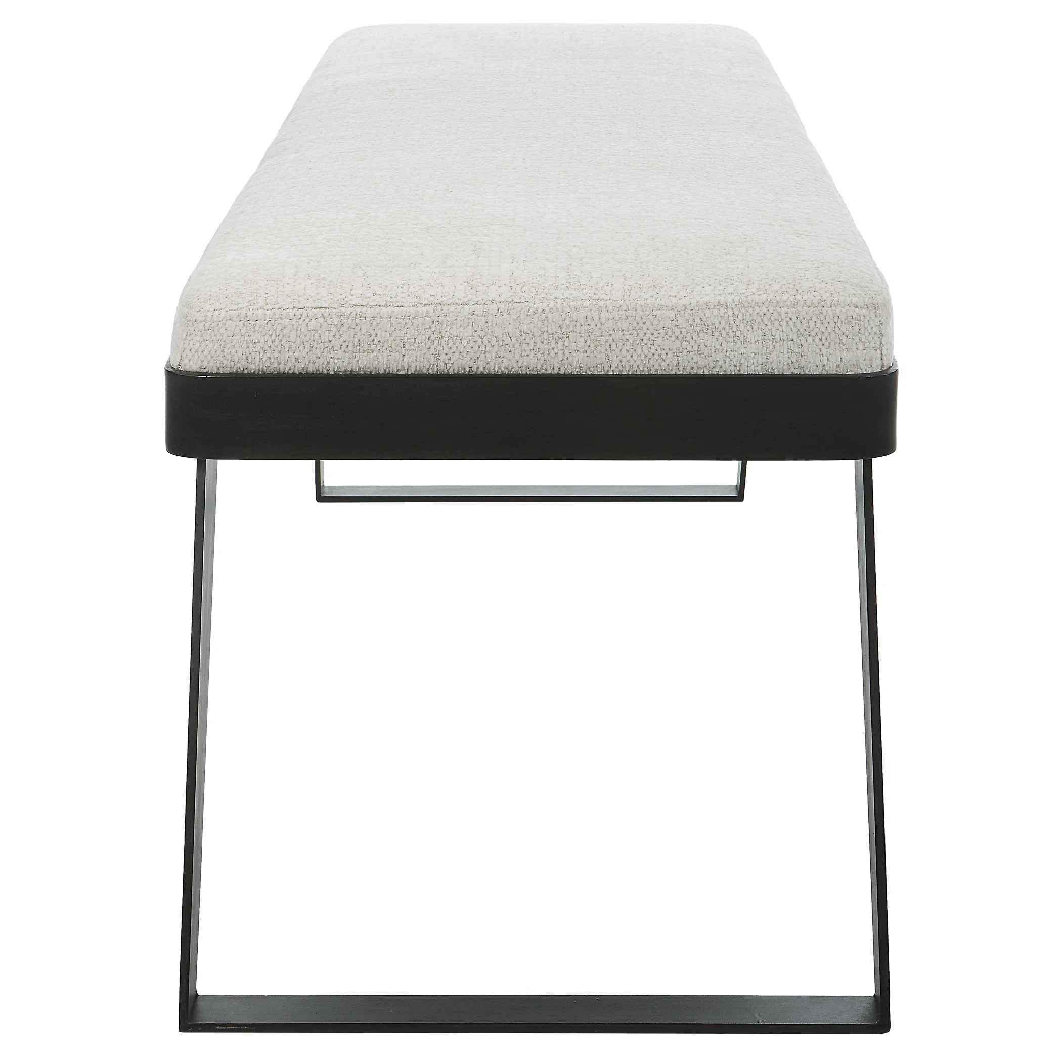 Alyn Boucle Upholstered Bench thumbnail 3