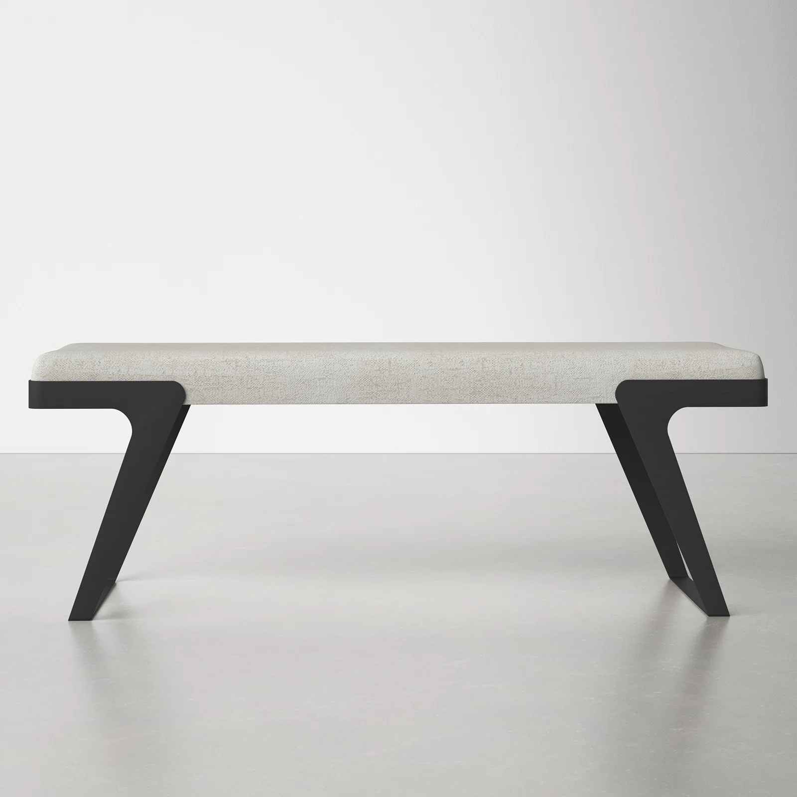 Alyn Boucle Upholstered Bench thumbnail 4