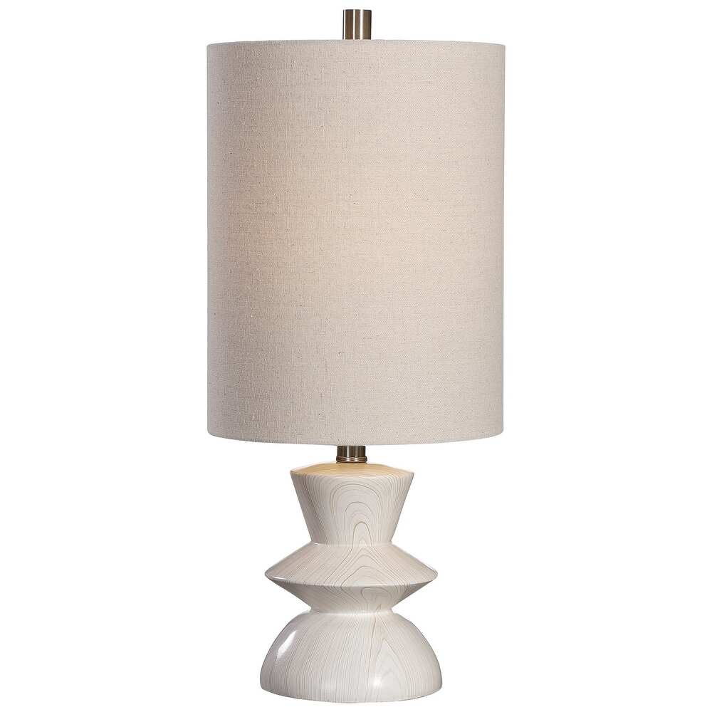 Uttermost Stevens Bleached Wood Buffet Lamp thumbnail 3