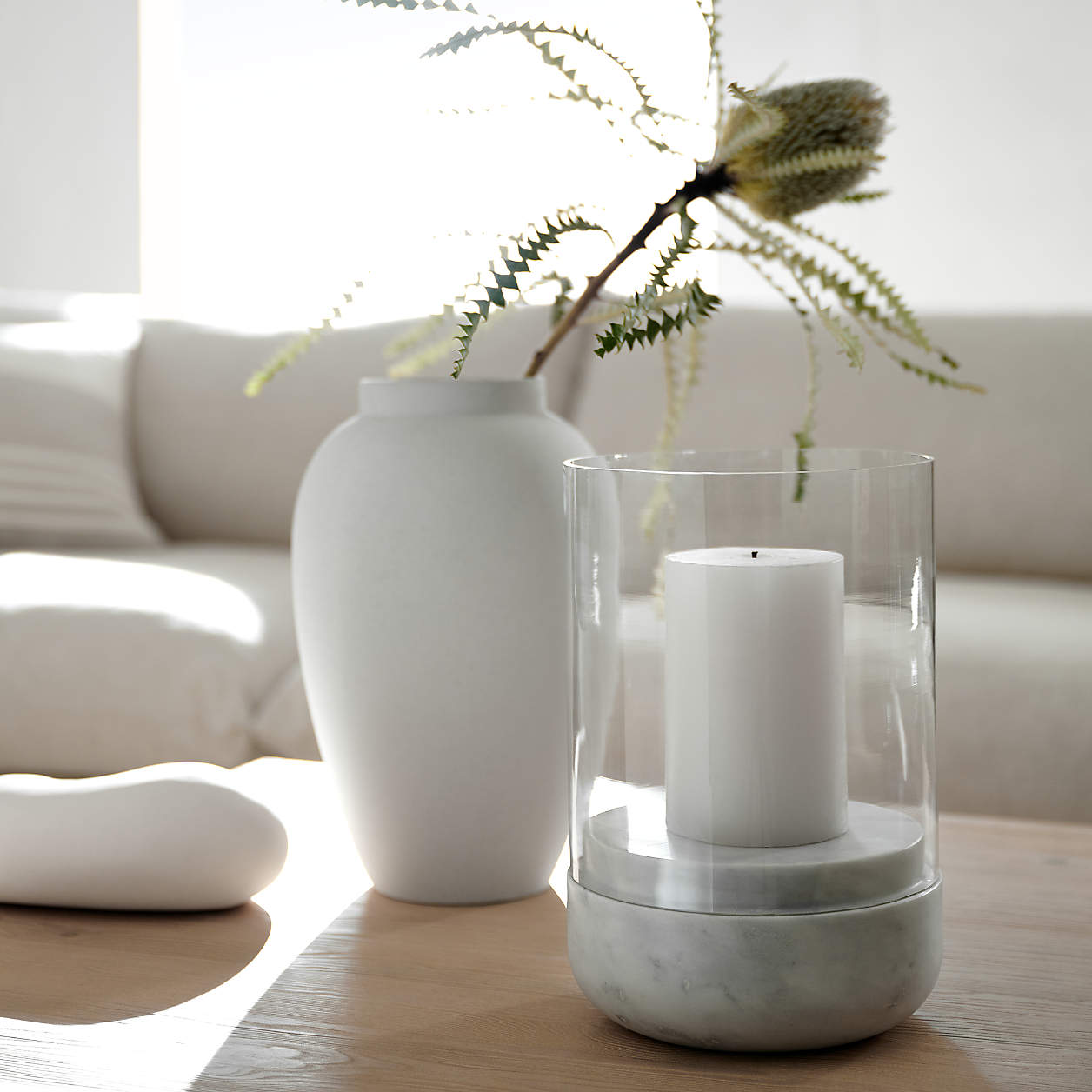 Warrick White Vase thumbnail 3