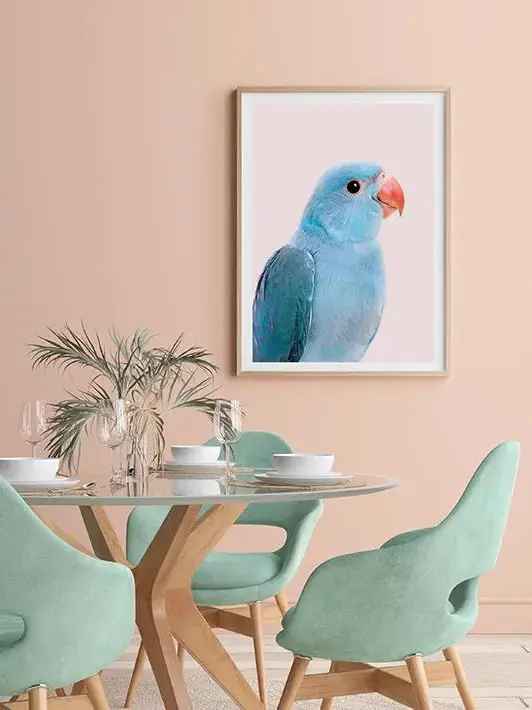 Blue Parrot Framed Print-24"x36" thumbnail 2