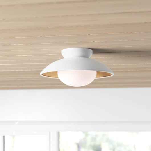 Jason Single Light Glass Flush Mount thumbnail 2