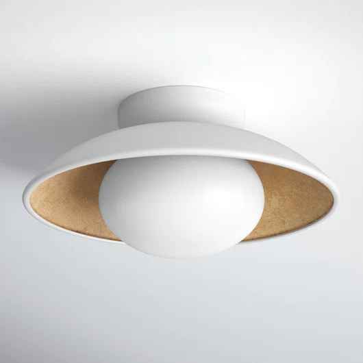 Jason Single Light Glass Flush Mount thumbnail 3