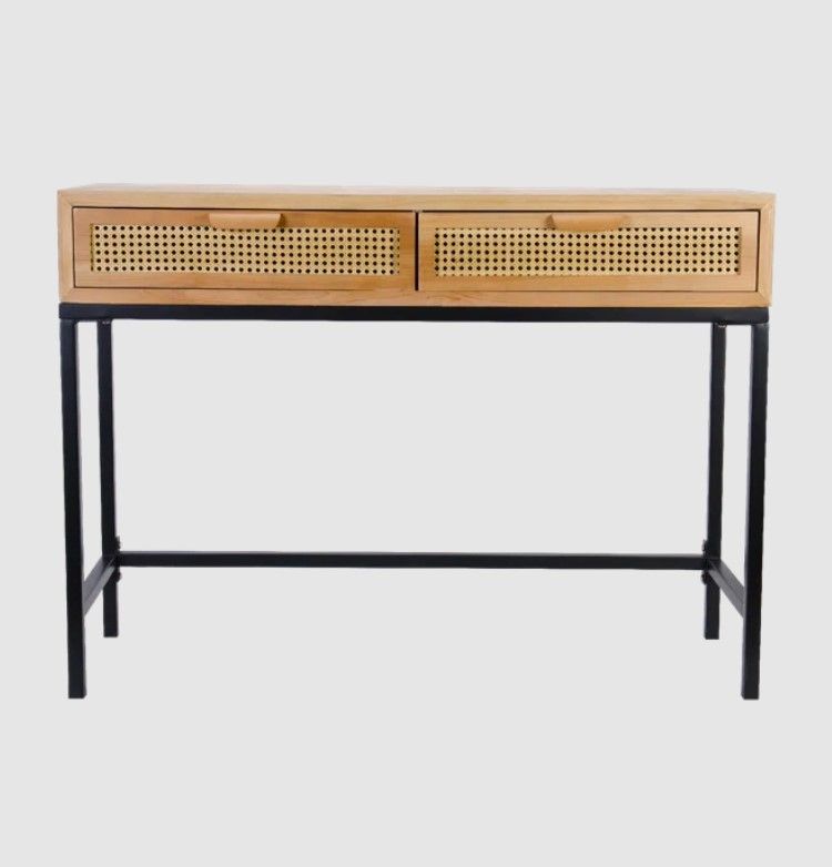 Armands Rustic Console Table with 2 Drawers thumbnail 3