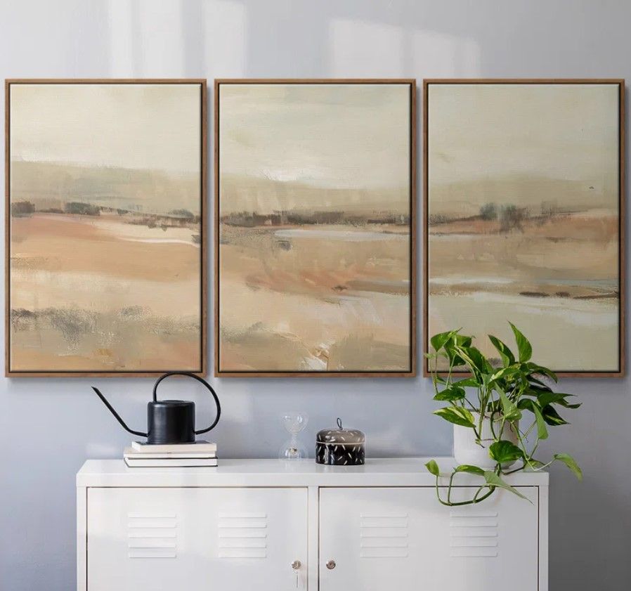 Earth Tone Landscape I Multi Piece Framed Canvas thumbnail 2