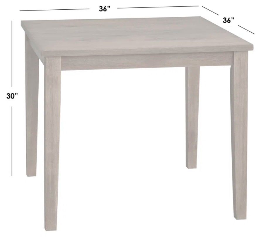 Langner Solid Wood Base Dining Table thumbnail 4