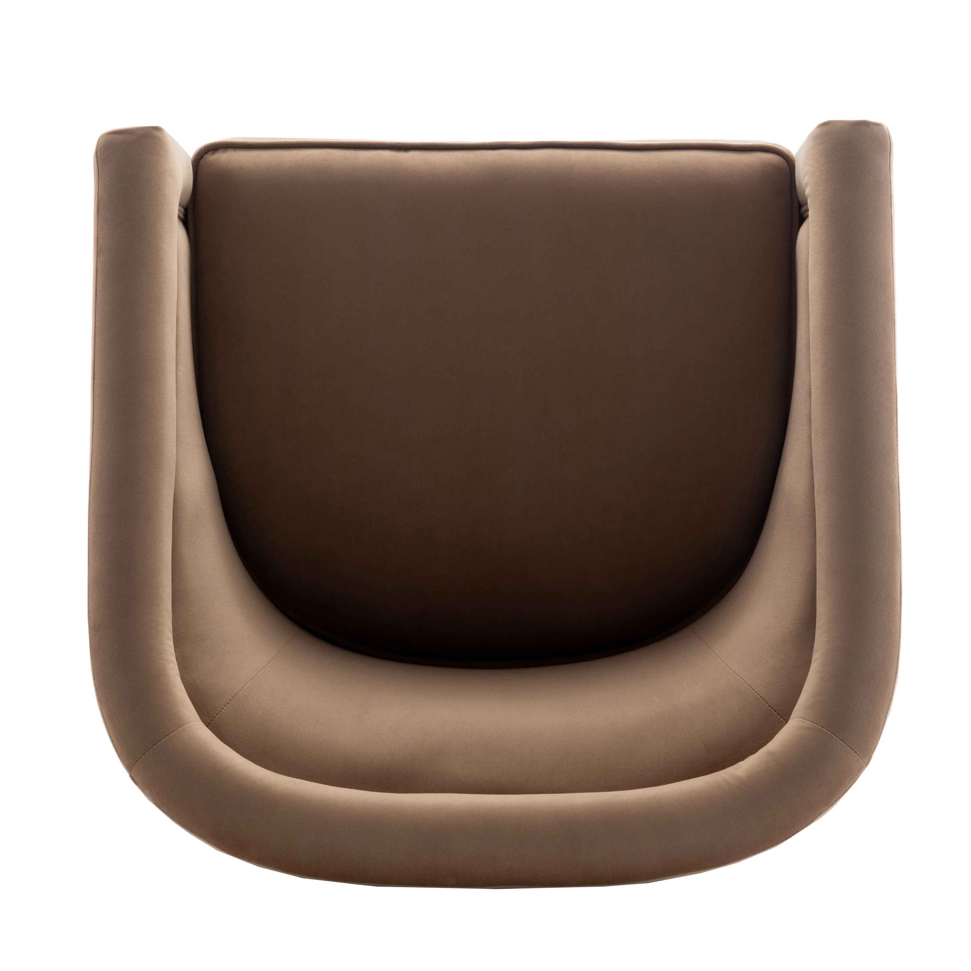 Velvet Swivel Barrel Chair thumbnail 4