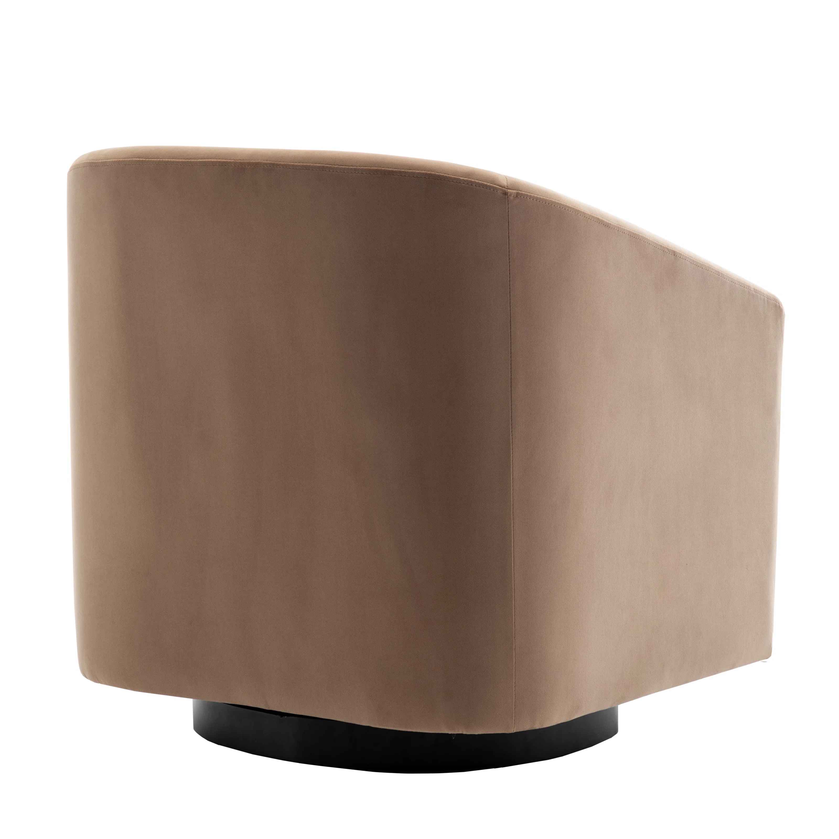 Velvet Swivel Barrel Chair thumbnail 7