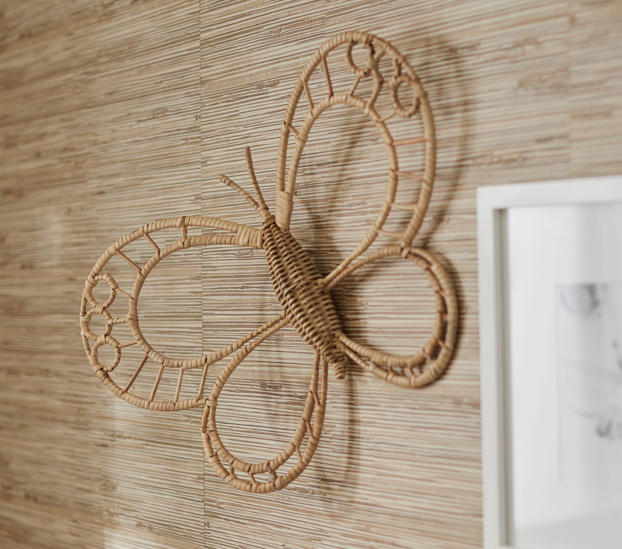 Rattan Butterflies Set of 2 thumbnail 3