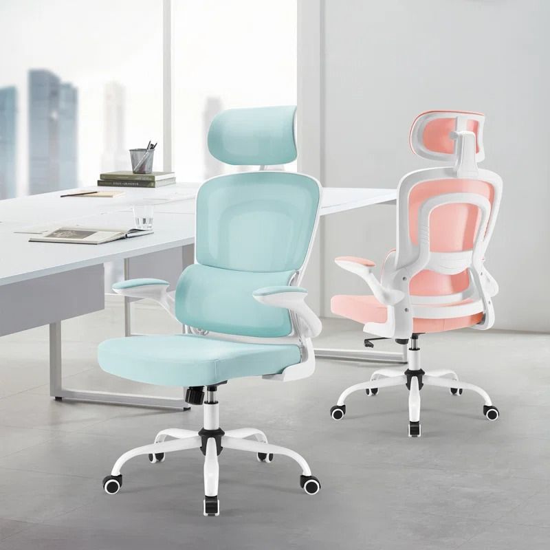 Polyester Blend Task Chair with Headrest thumbnail 2
