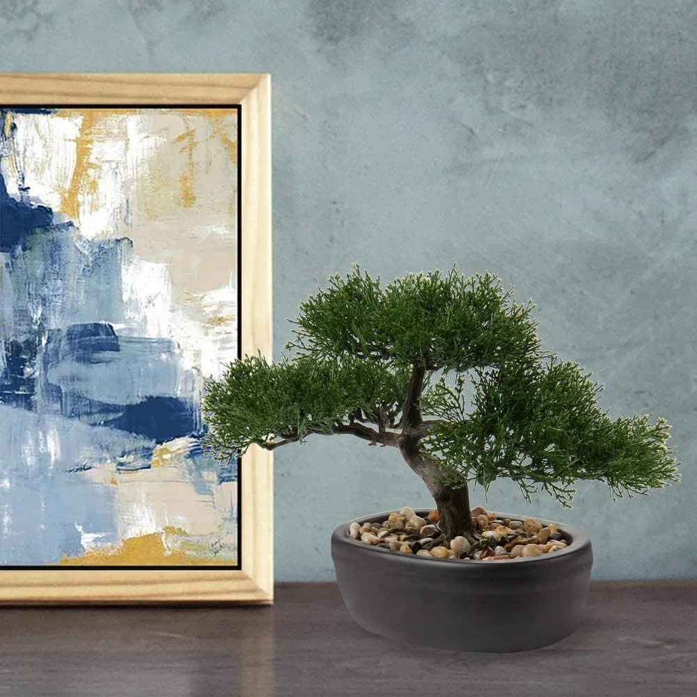 9" Faux Bonsai Tree thumbnail 3