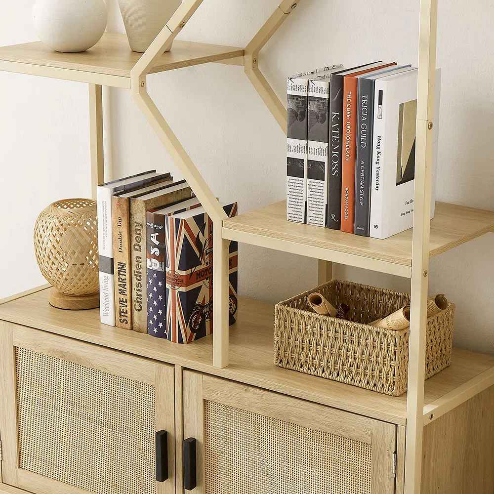 Geometric Storage Bookcase thumbnail 4