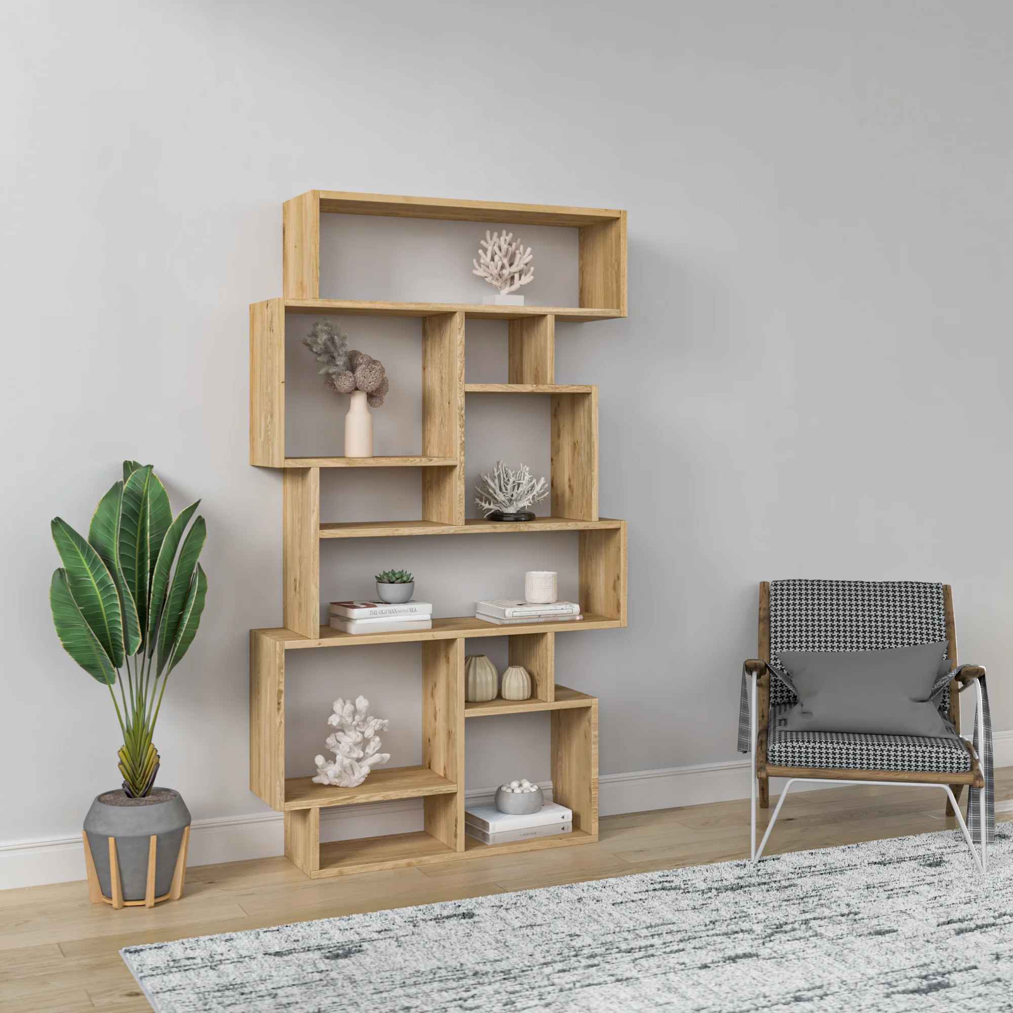 Aryan Geometric Bookcase thumbnail 4