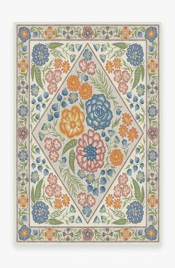 Prado Blue Bouquet Rug-9'x12' thumbnail 5