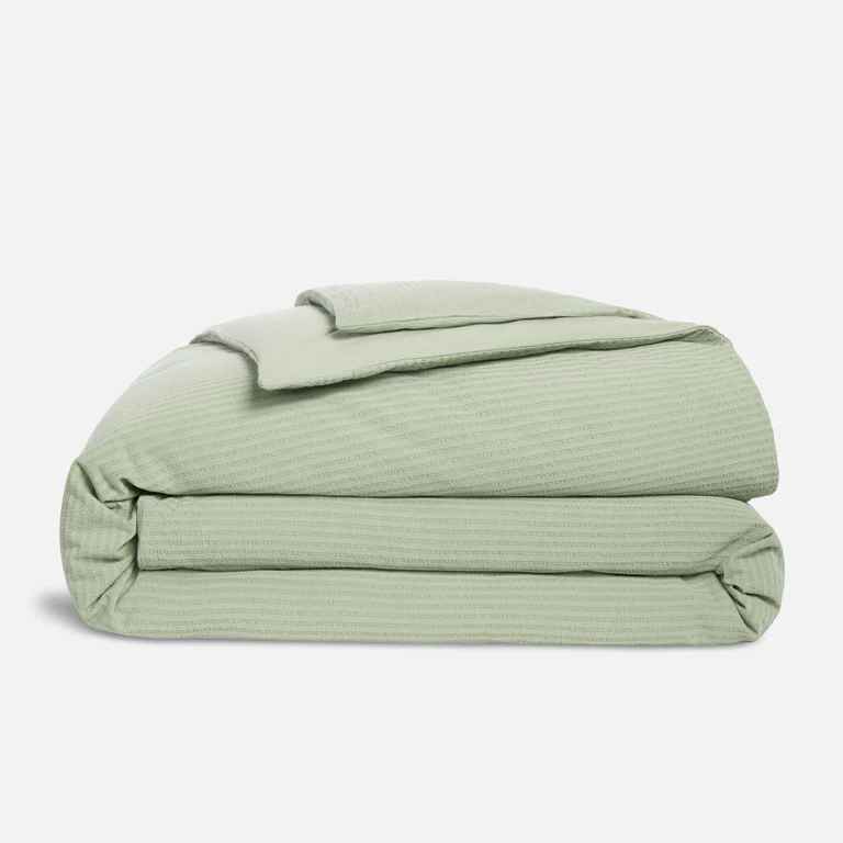 Textured Stripe Duvet Cover-King thumbnail 2