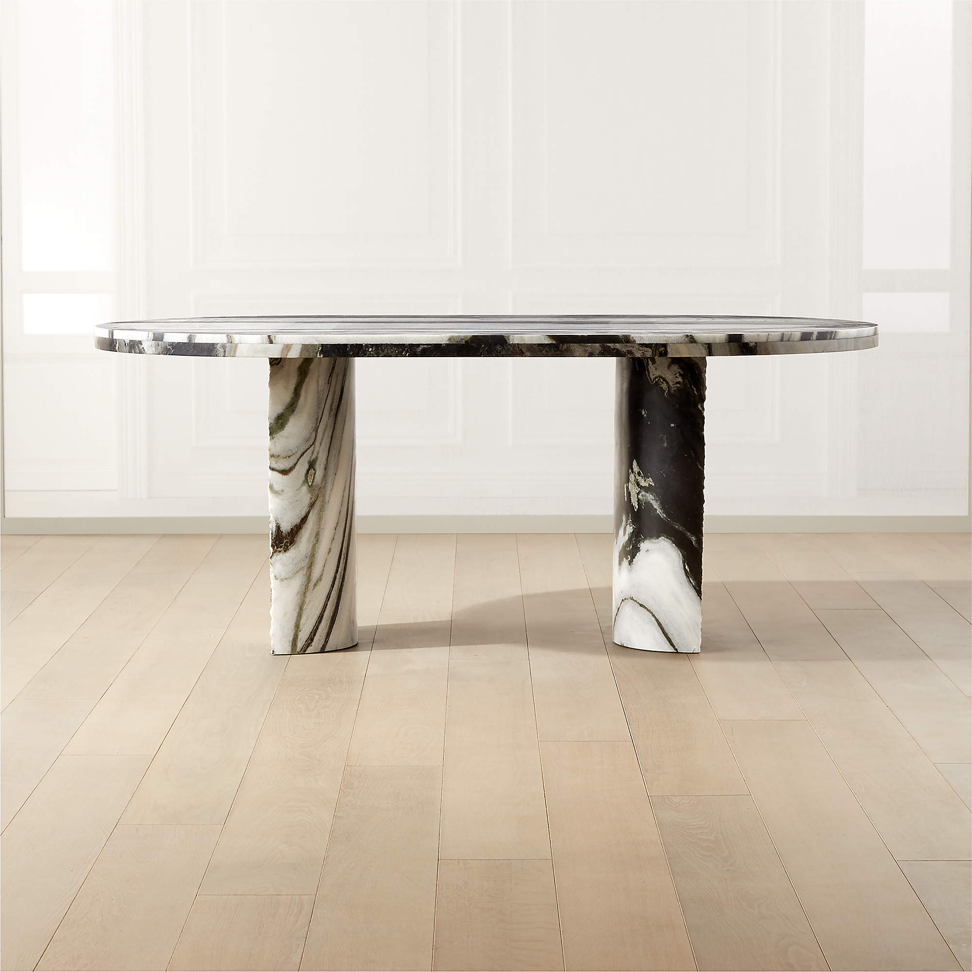 Julius Oval Marble Dining Table thumbnail 2