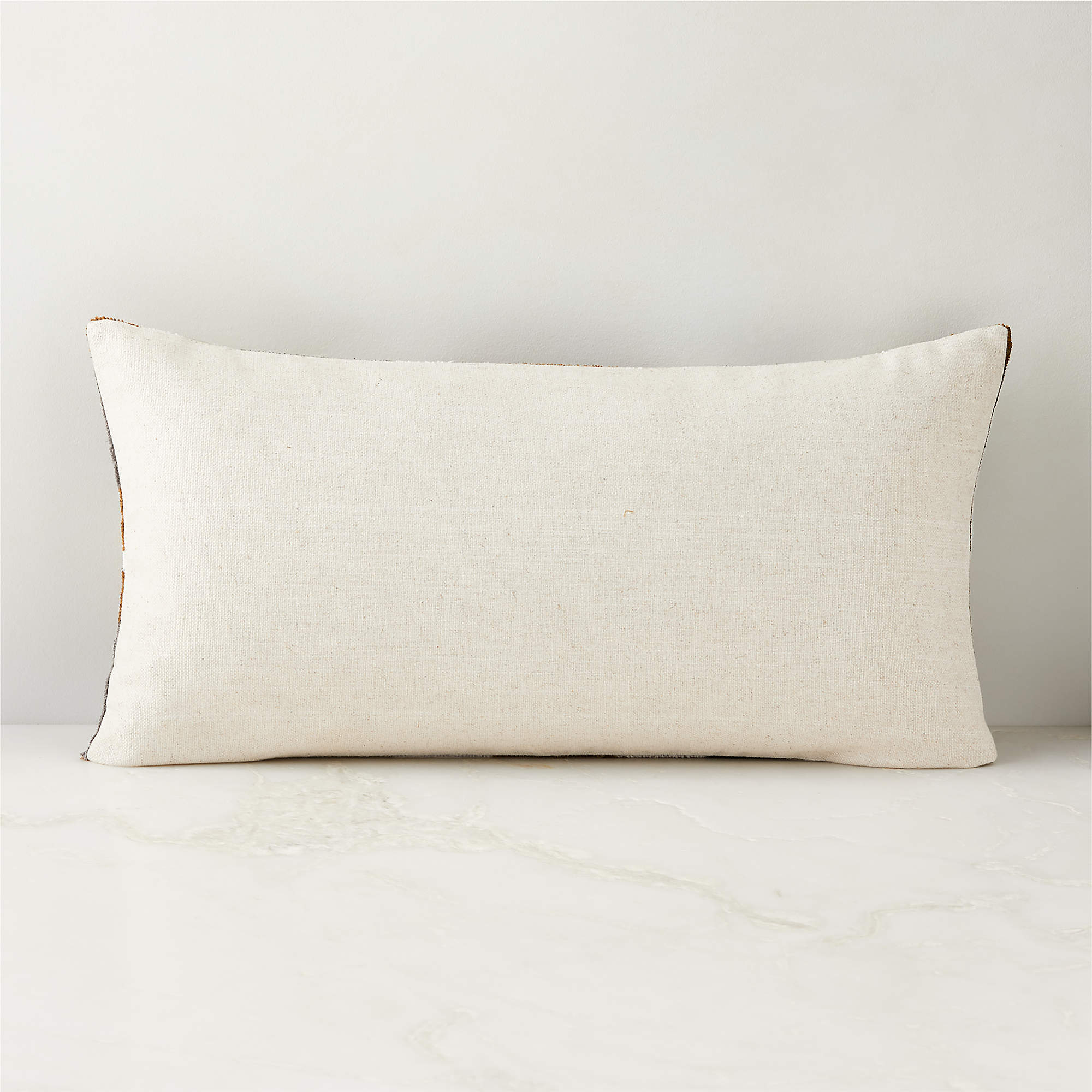 Cerco Turkish Silk Throw Pillow with Down-23''x11'' thumbnail 3