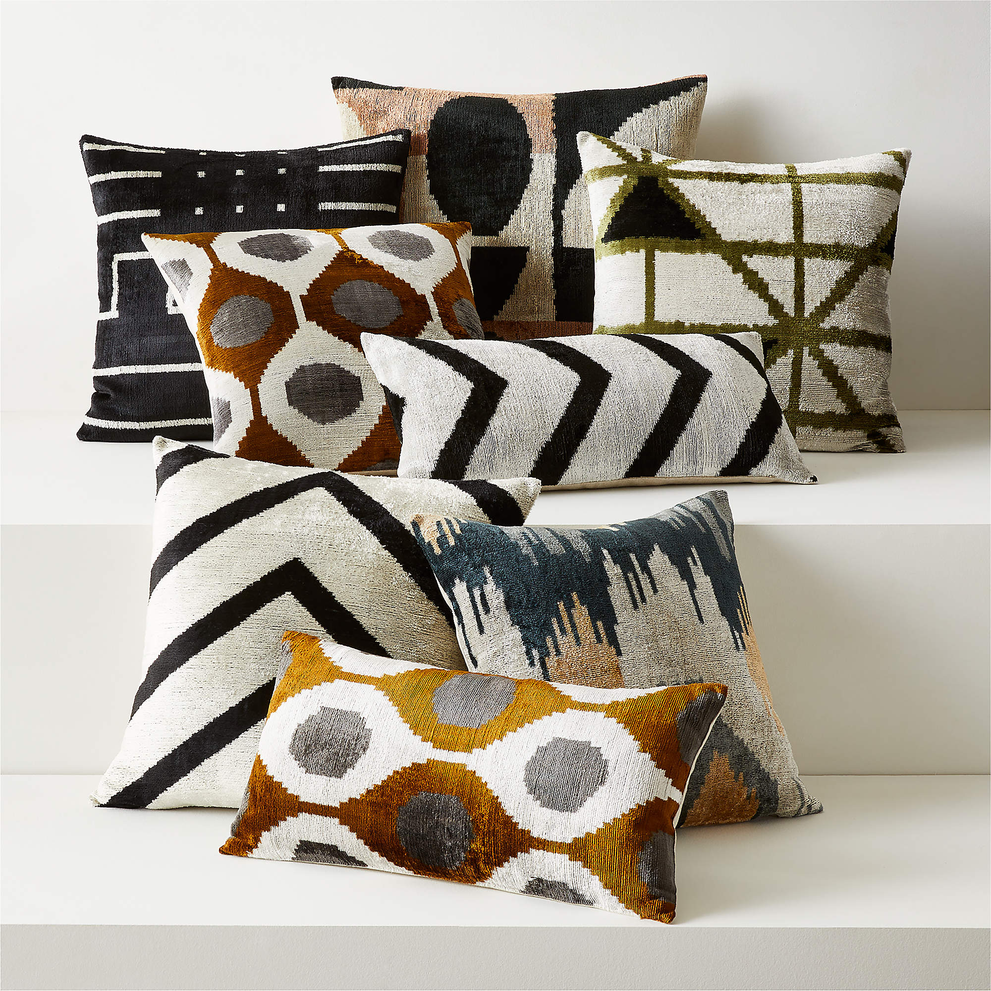 Cerco Turkish Silk Throw Pillow with Down-23''x11'' thumbnail 5