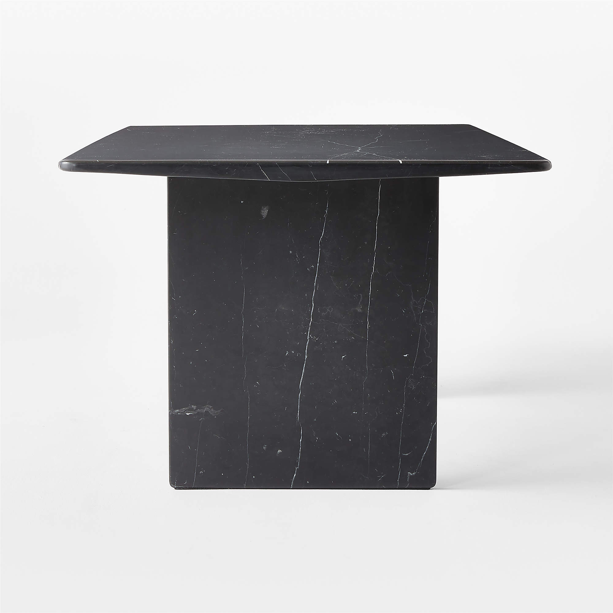 Kishi Rectangular Black Marble Dining Table thumbnail 3