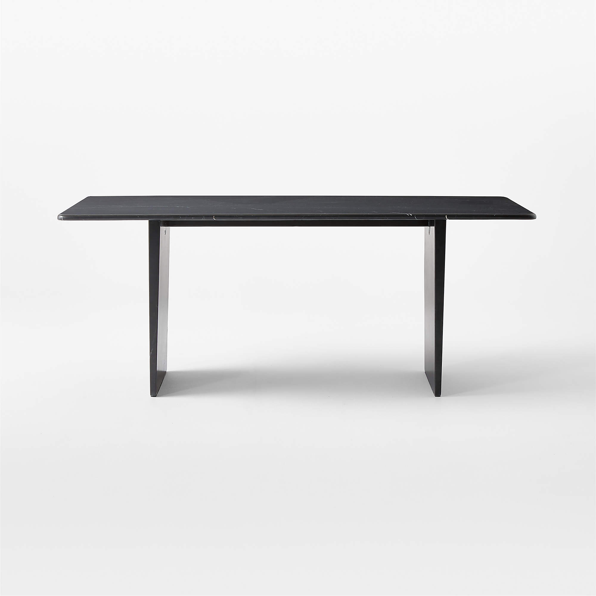 Kishi Rectangular Black Marble Dining Table thumbnail 6
