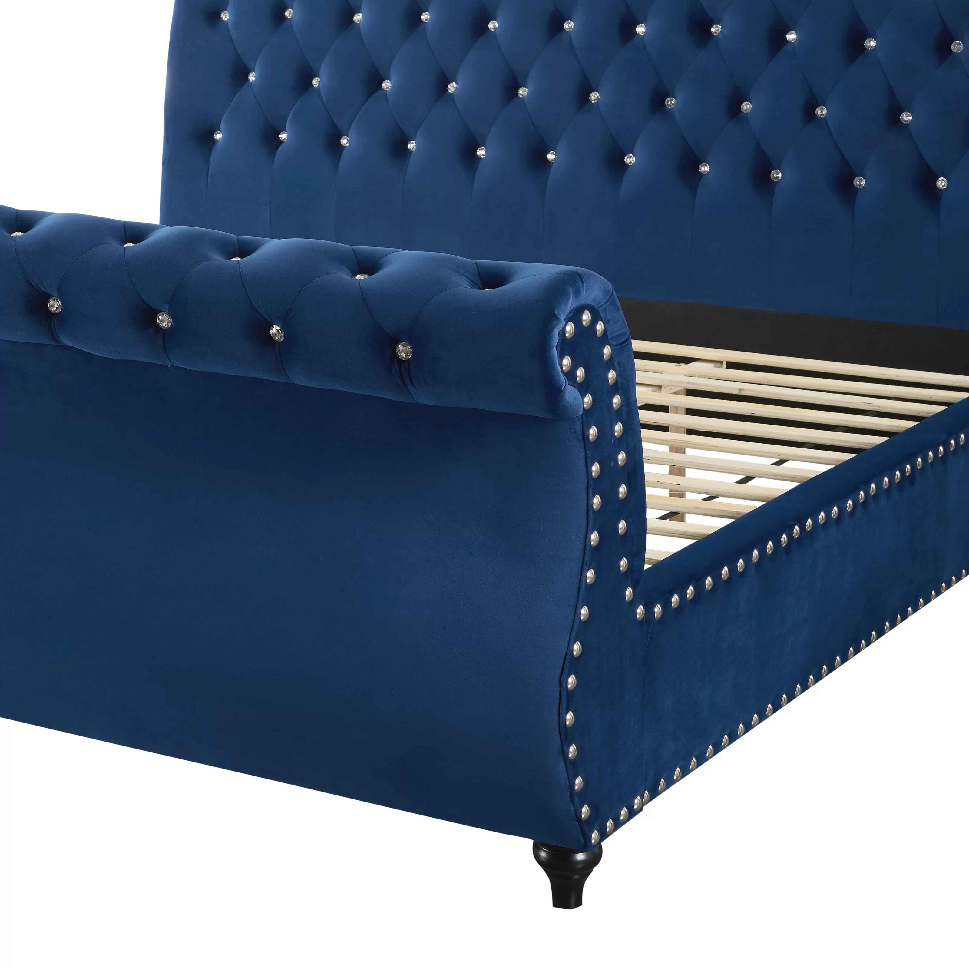 Matos Upholstered Sleigh Bed-King thumbnail 5
