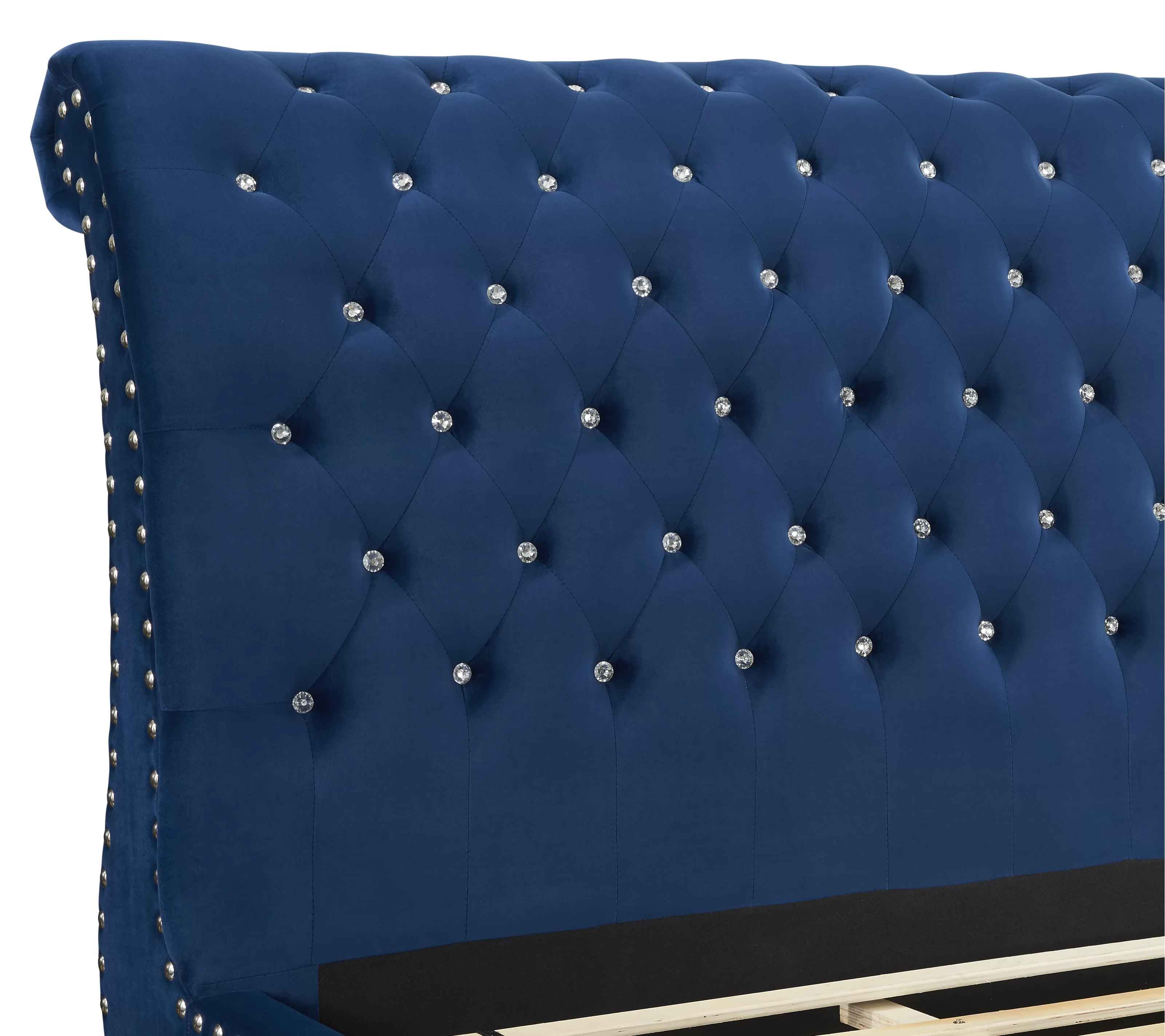 Matos Upholstered Sleigh Bed-King thumbnail 6
