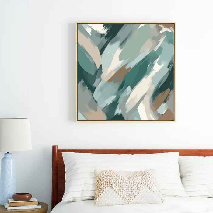 A Natures Dance II Framed Canvas-30"x30" thumbnail 2