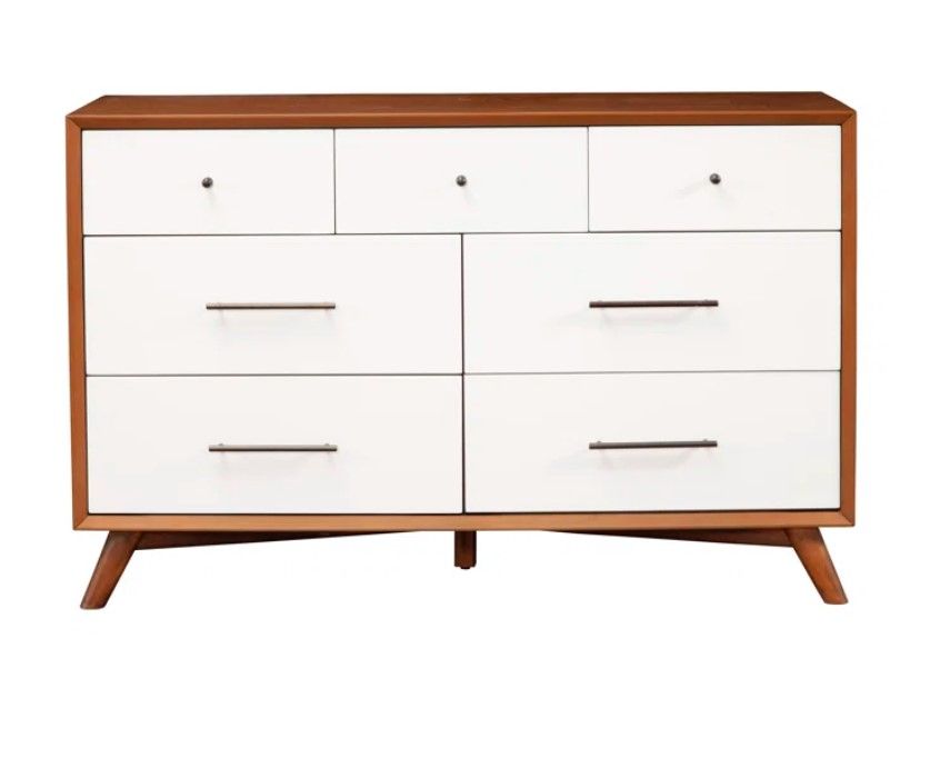 Williams 7 Drawer 56'' W Solid Wood Dresser thumbnail 3