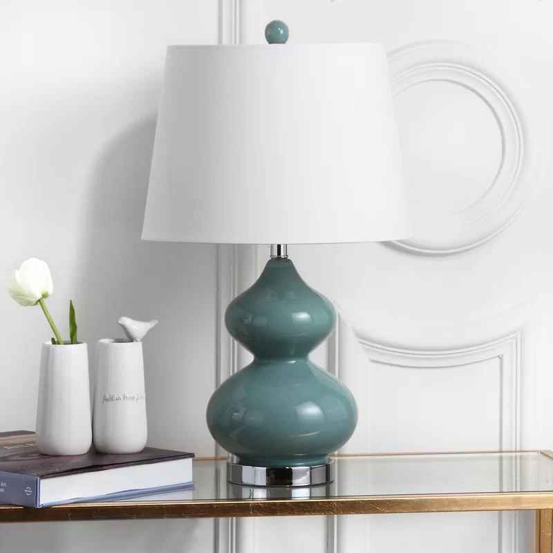 Courtney Glass Table Lamp- Set of 2 thumbnail 2